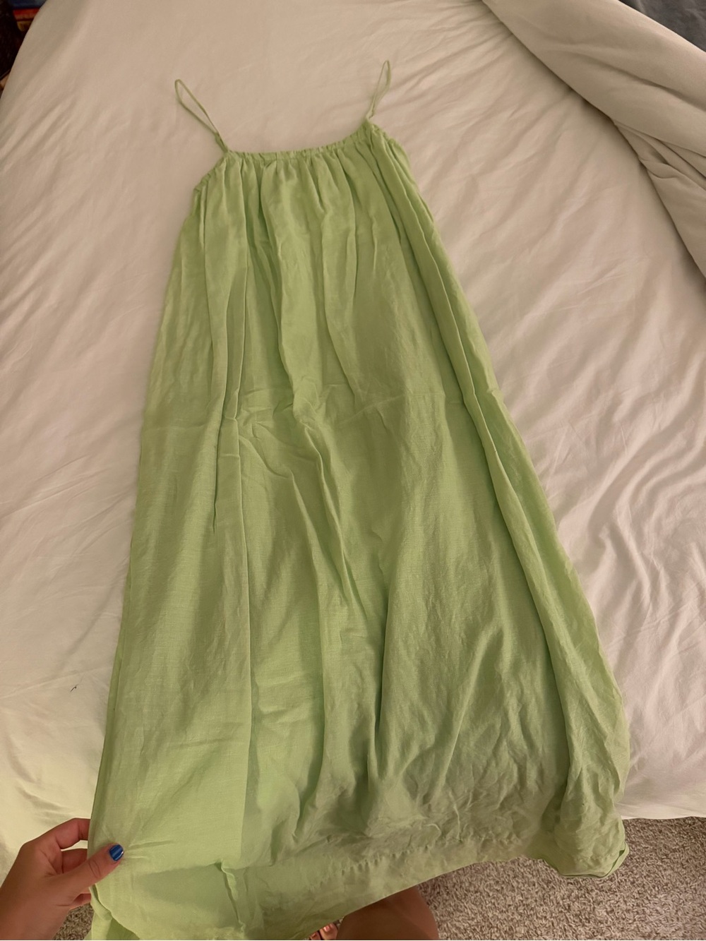 H&M Light Green Maxi Dress